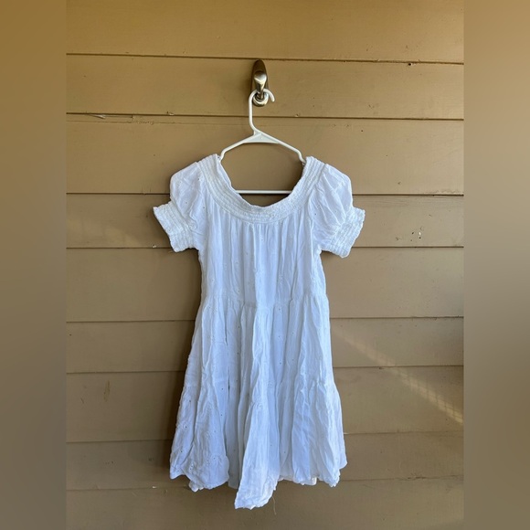 Angie White Boho Mini Dress - Size S - Casual Summer Lightweight - Picture 4 of 4